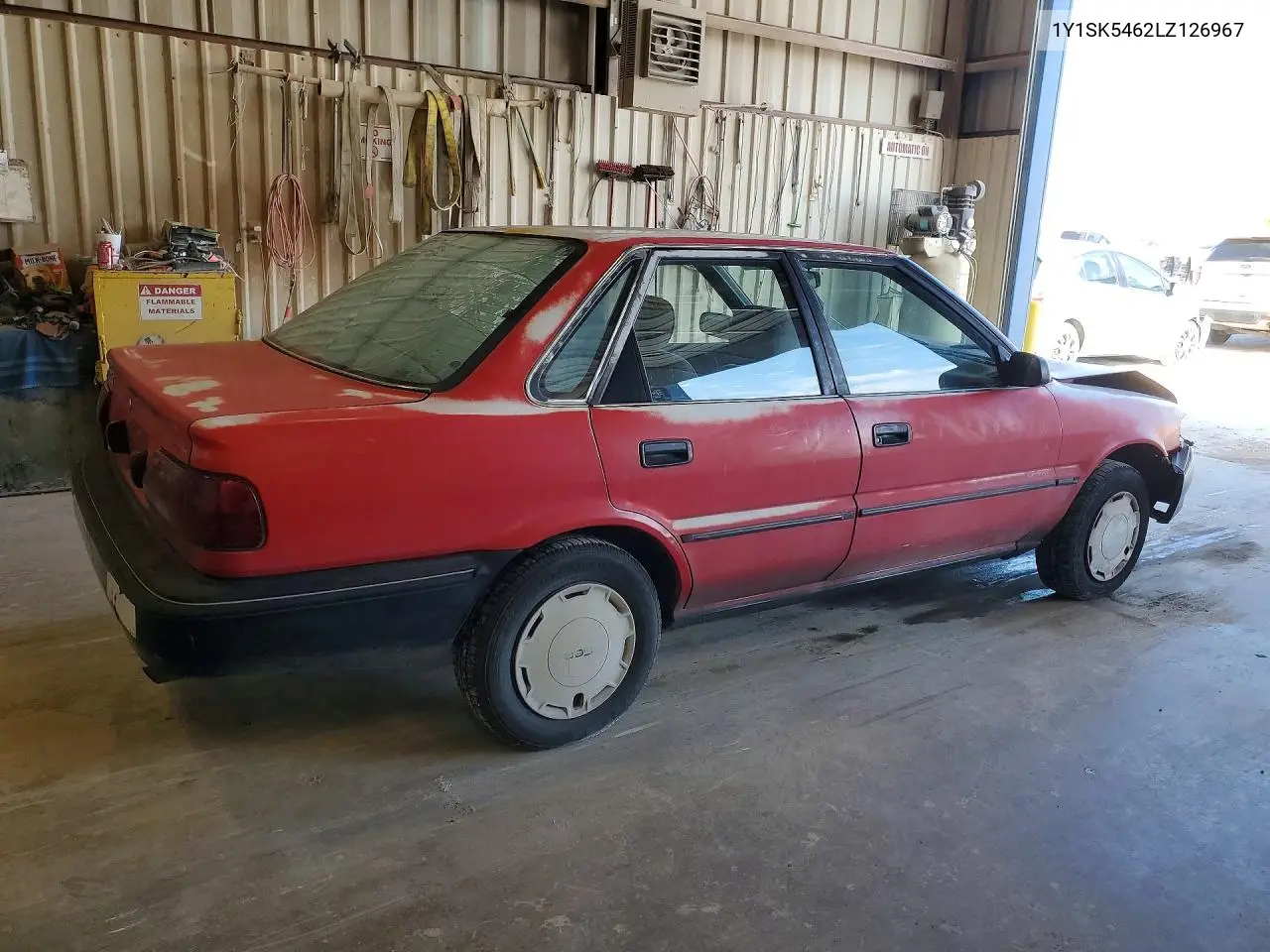 1990 Geo Prizm Base VIN: 1Y1SK5462LZ126967 Lot: 48815356