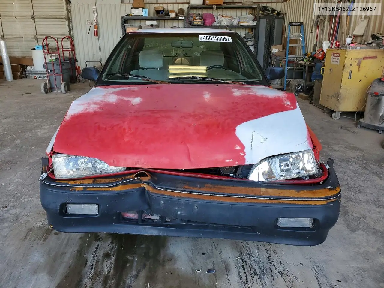 1990 Geo Prizm Base VIN: 1Y1SK5462LZ126967 Lot: 48815356