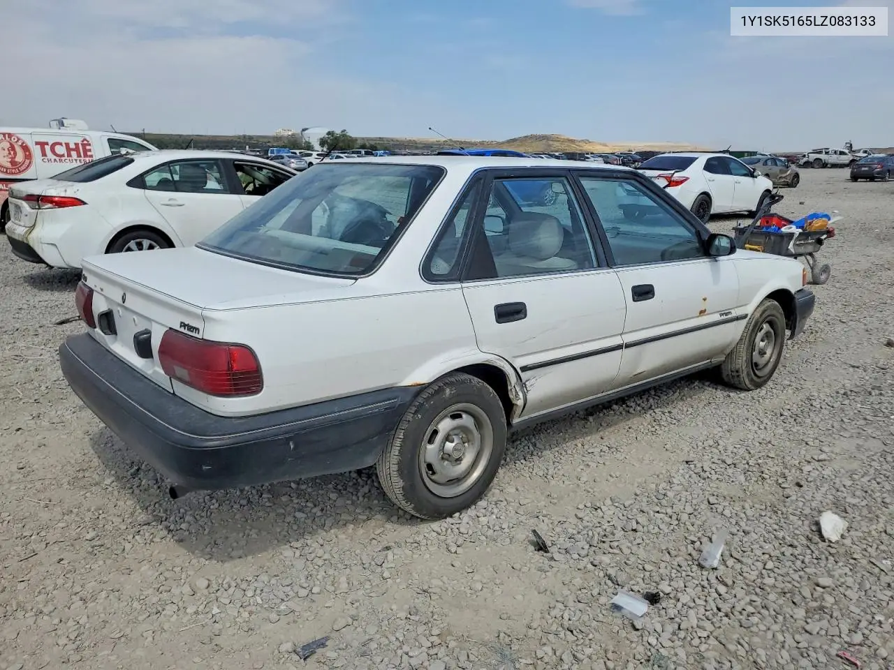 1990 Geo Prizm Base VIN: 1Y1SK5165LZ083133 Lot: 60433876