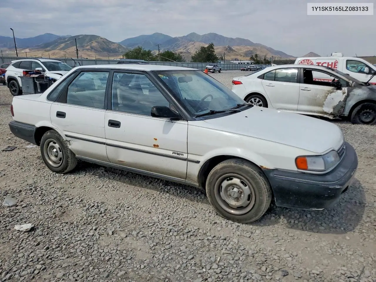 1990 Geo Prizm Base VIN: 1Y1SK5165LZ083133 Lot: 60433876