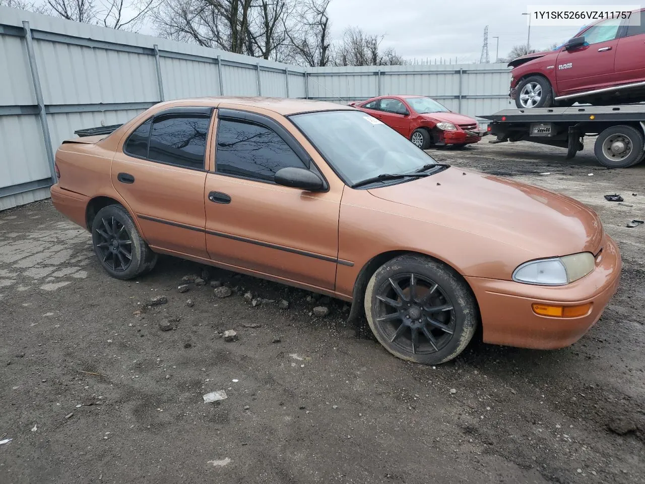 1997 Geo Prizm Base VIN: 1Y1SK5266VZ411757 Lot: 46097994