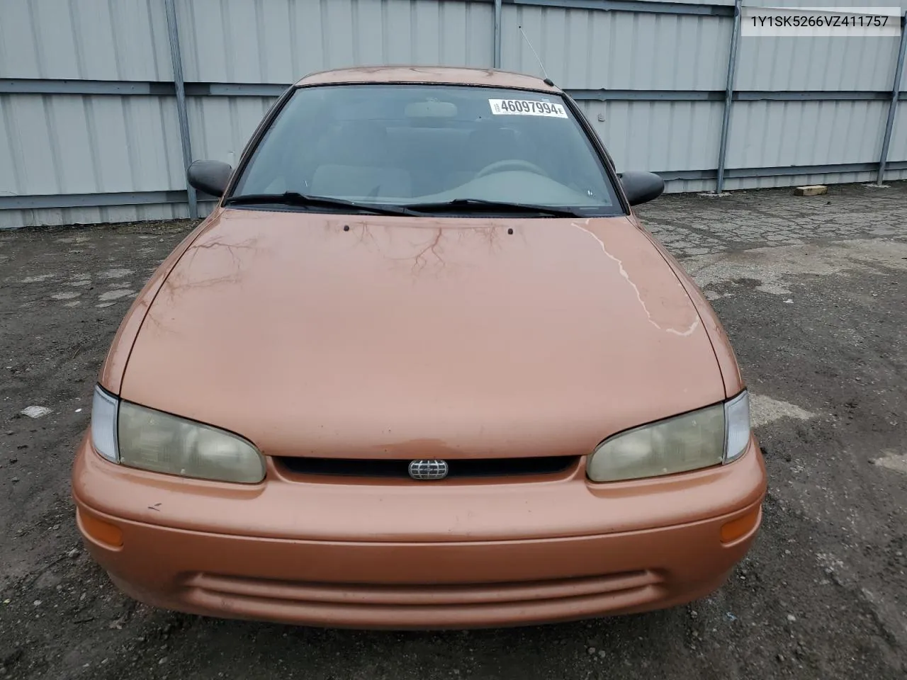 1997 Geo Prizm Base VIN: 1Y1SK5266VZ411757 Lot: 46097994