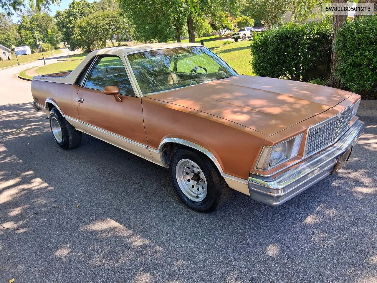 1978 GMC Caballero VIN: 5W80L8D501218 Lot: 54215196