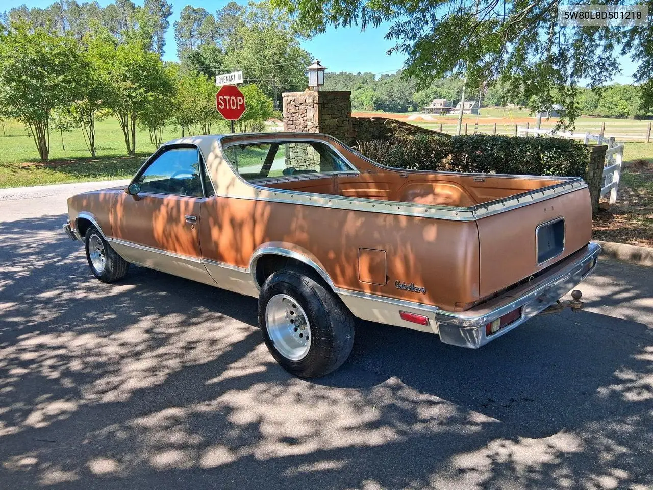 1978 GMC Caballero VIN: 5W80L8D501218 Lot: 54215196