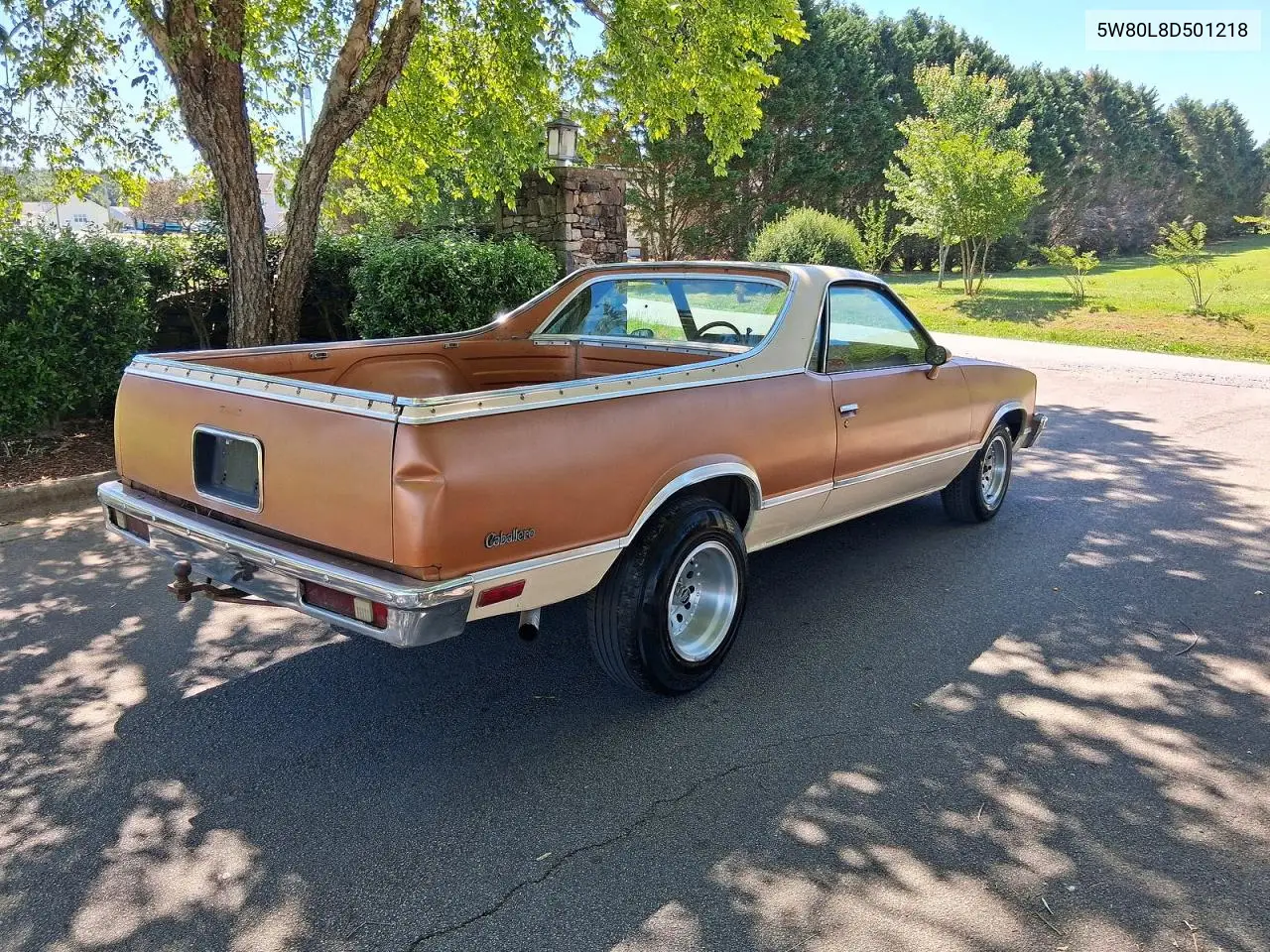 1978 GMC Caballero VIN: 5W80L8D501218 Lot: 54215196