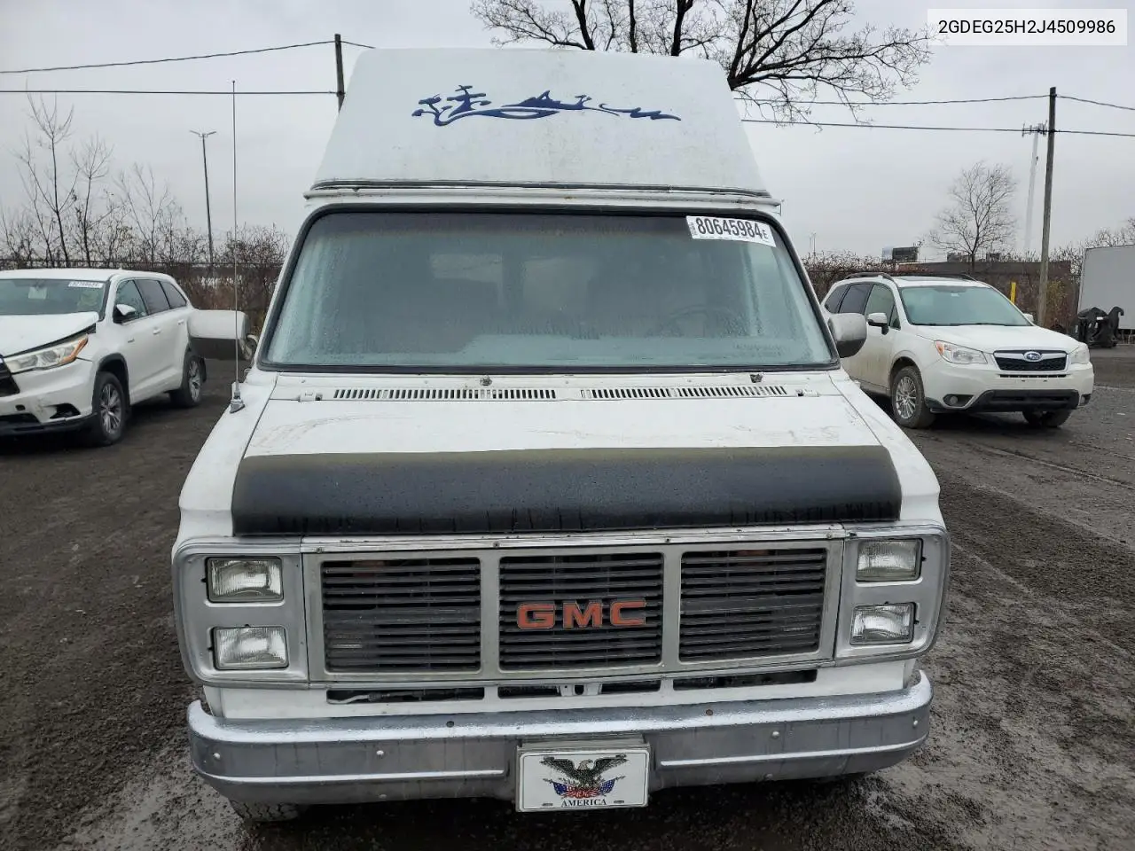 2GDEG25H2J4509986 1988 GMC Rally Wagon / Van