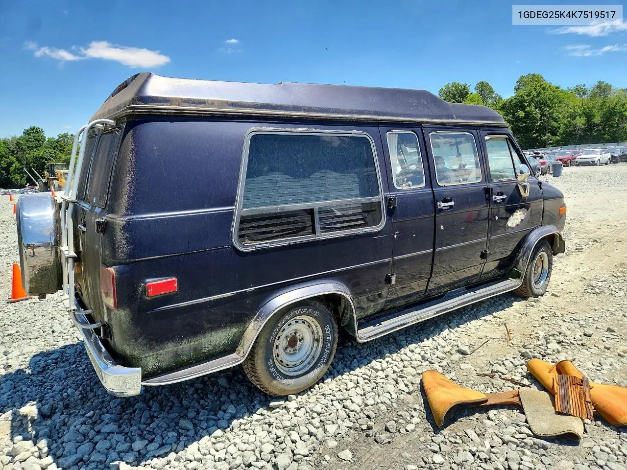 1989 GMC Rally Wagon / Van G2500 VIN: 1GDEG25K4K7519517 Lot: 57278086