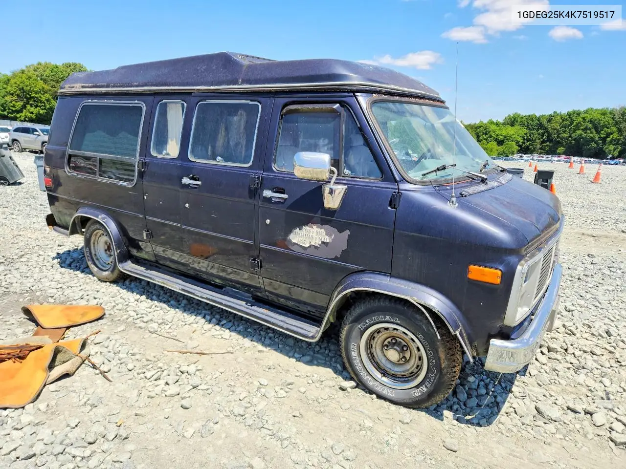 1989 GMC Rally Wagon / Van G2500 VIN: 1GDEG25K4K7519517 Lot: 57278086