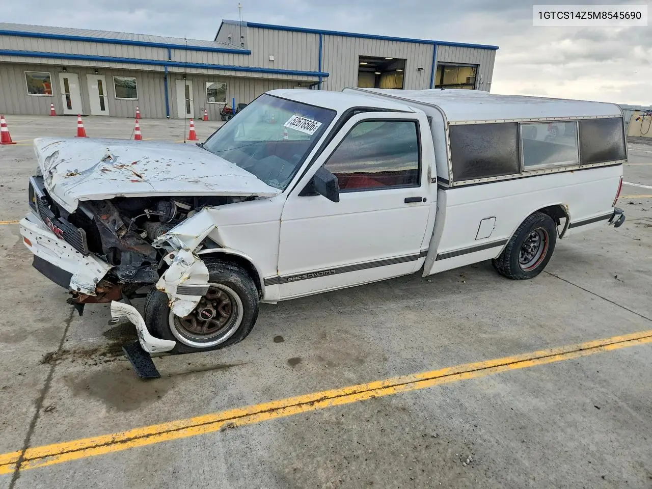 1991 GMC Sonoma VIN: 1GTCS14Z5M8545690 Lot: 52676506