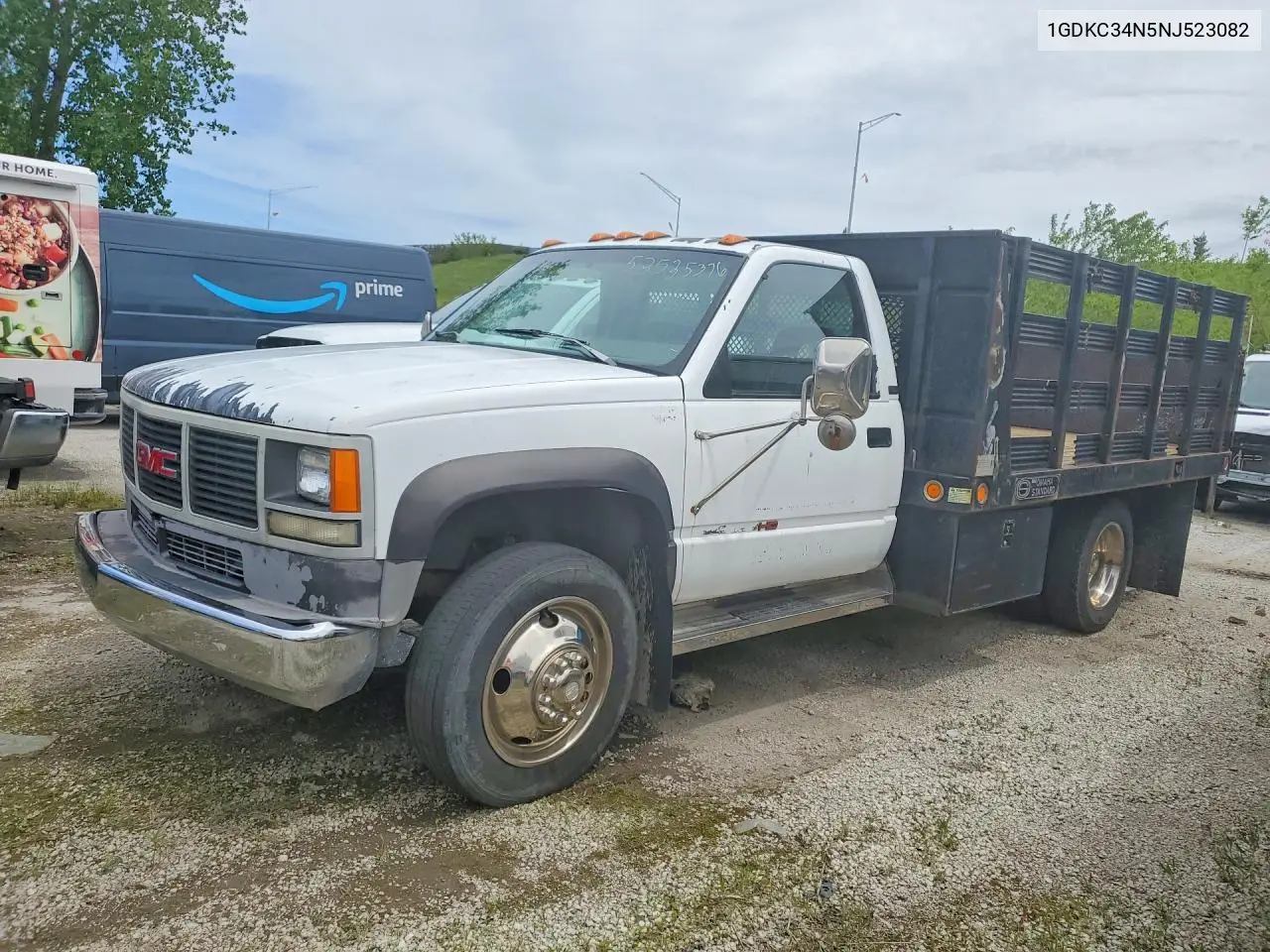 1992 GMC Sierra C3500 Heavy Duty VIN: 1GDKC34N5NJ523082 Lot: 53535376