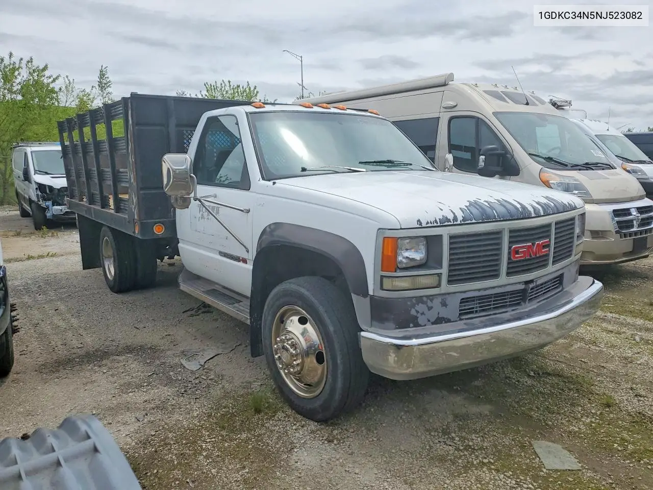 1992 GMC Sierra C3500 Heavy Duty VIN: 1GDKC34N5NJ523082 Lot: 53535376