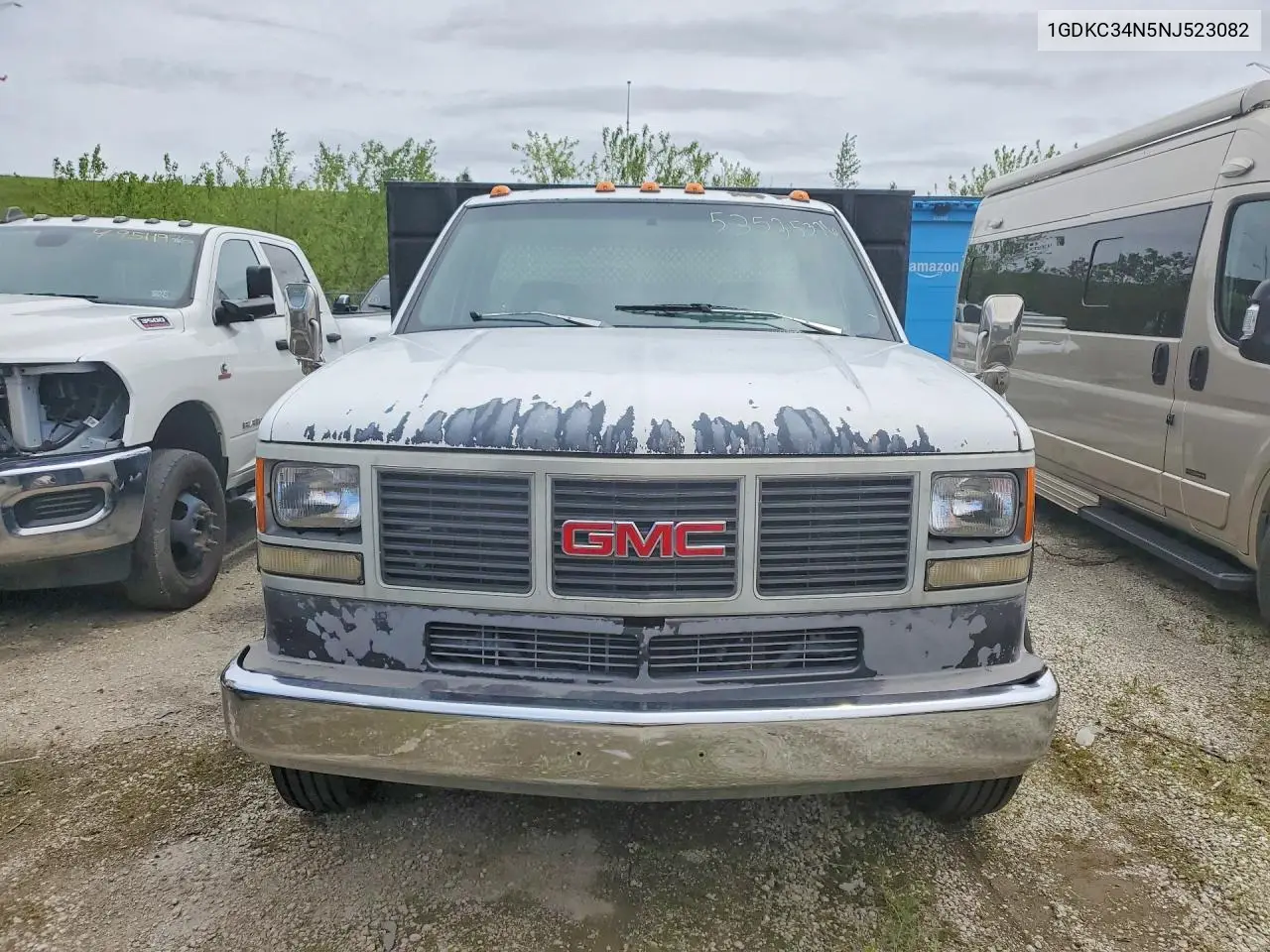1992 GMC Sierra C3500 Heavy Duty VIN: 1GDKC34N5NJ523082 Lot: 53535376