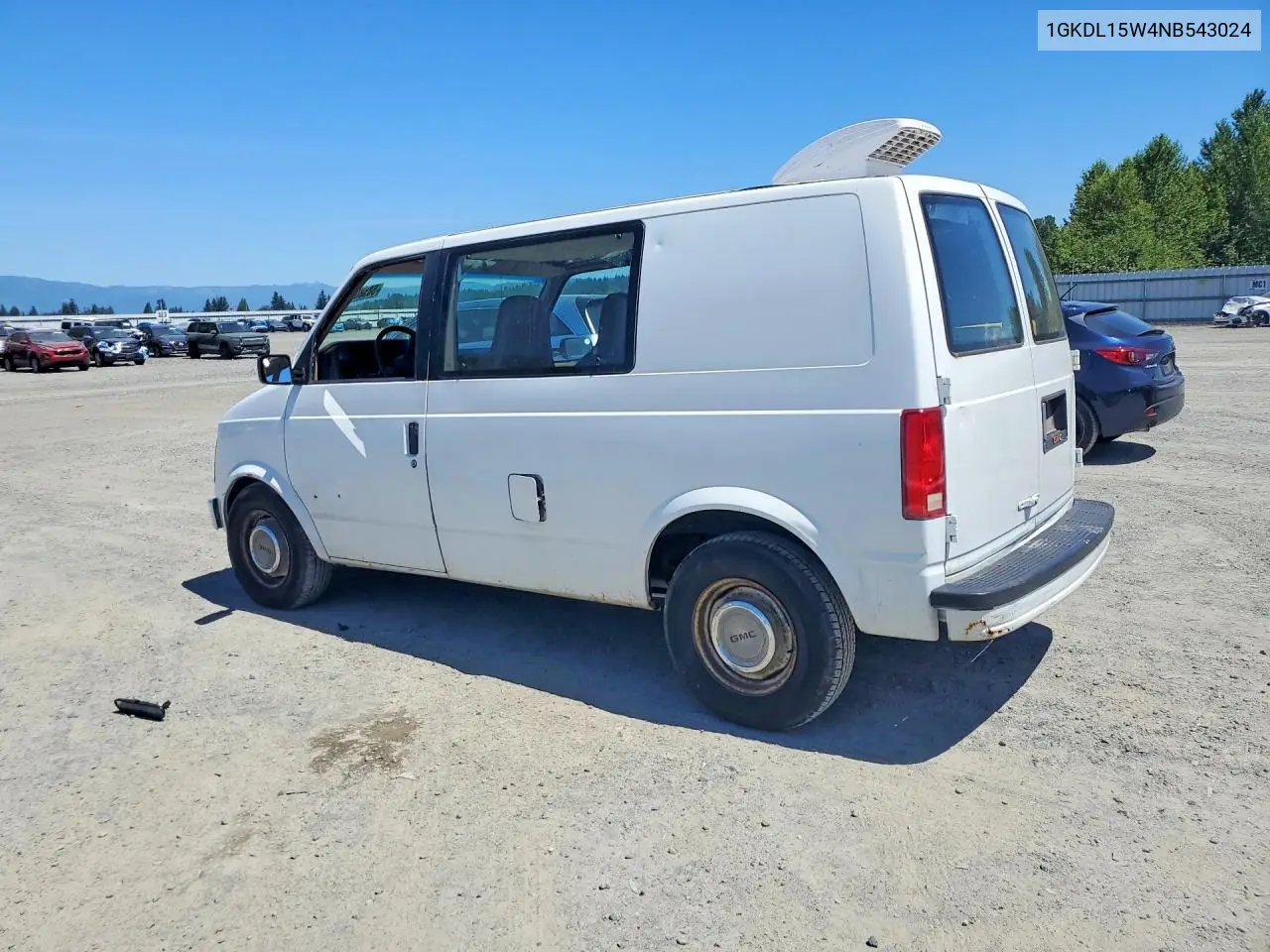 1992 GMC Safari Rv VIN: 1GKDL15W4NB543024 Lot: 58580426