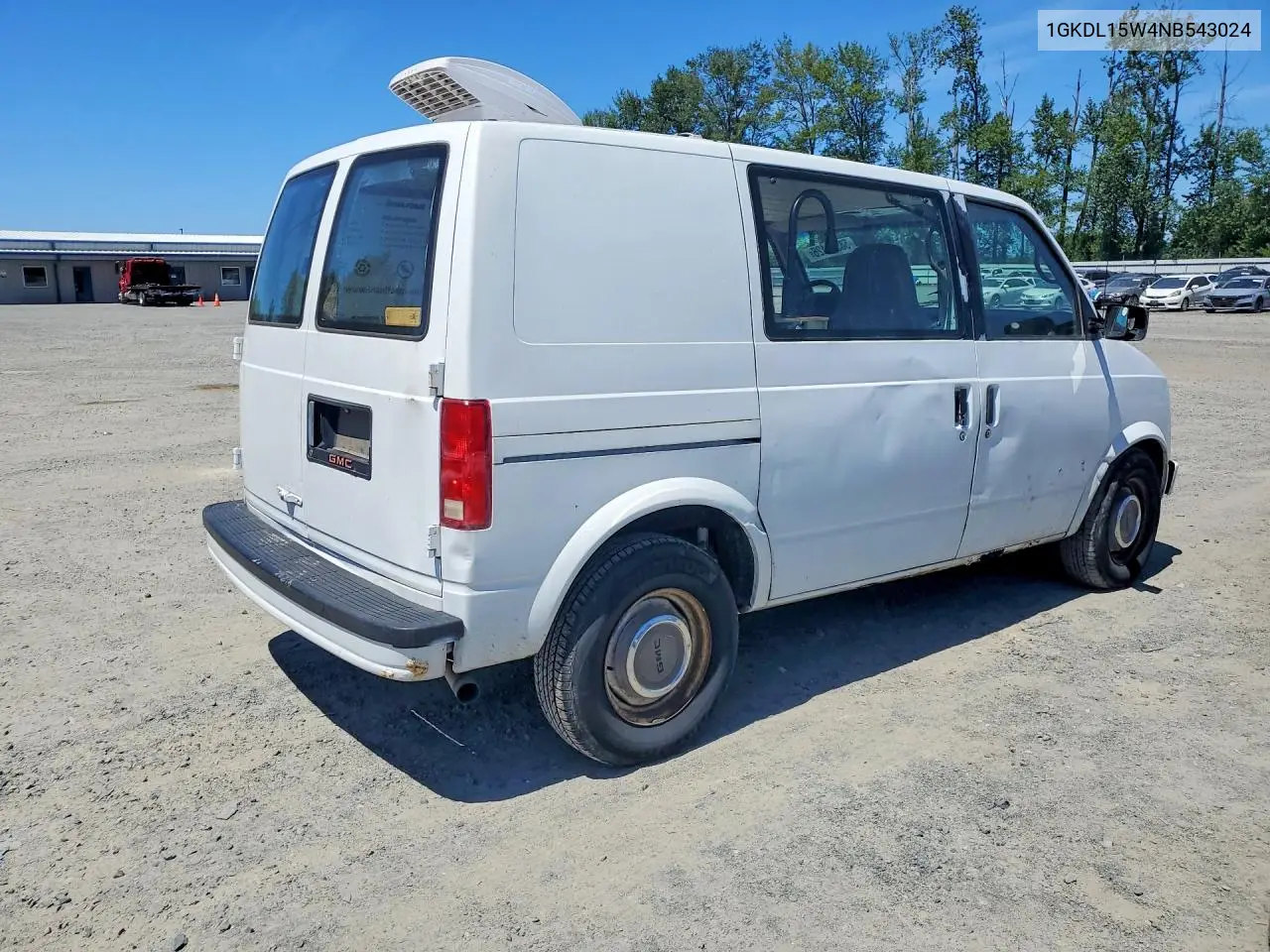 1992 GMC Safari Rv VIN: 1GKDL15W4NB543024 Lot: 58580426