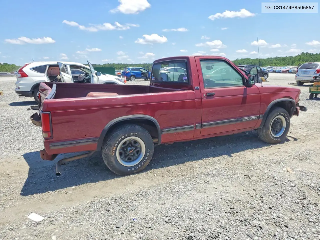 1993 GMC Sonoma VIN: 1GTCS14Z4P8506867 Lot: 53968036