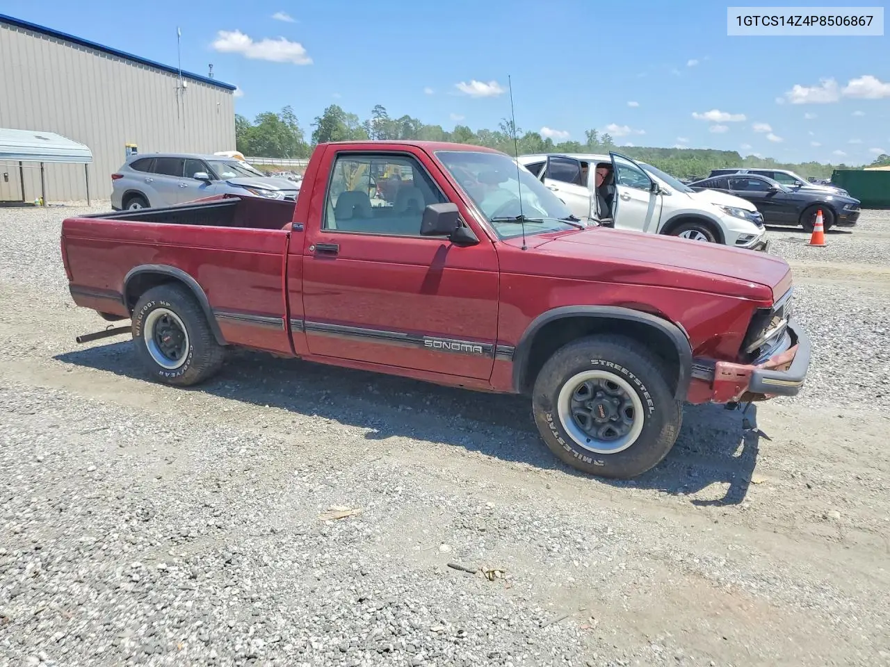 1993 GMC Sonoma VIN: 1GTCS14Z4P8506867 Lot: 53968036