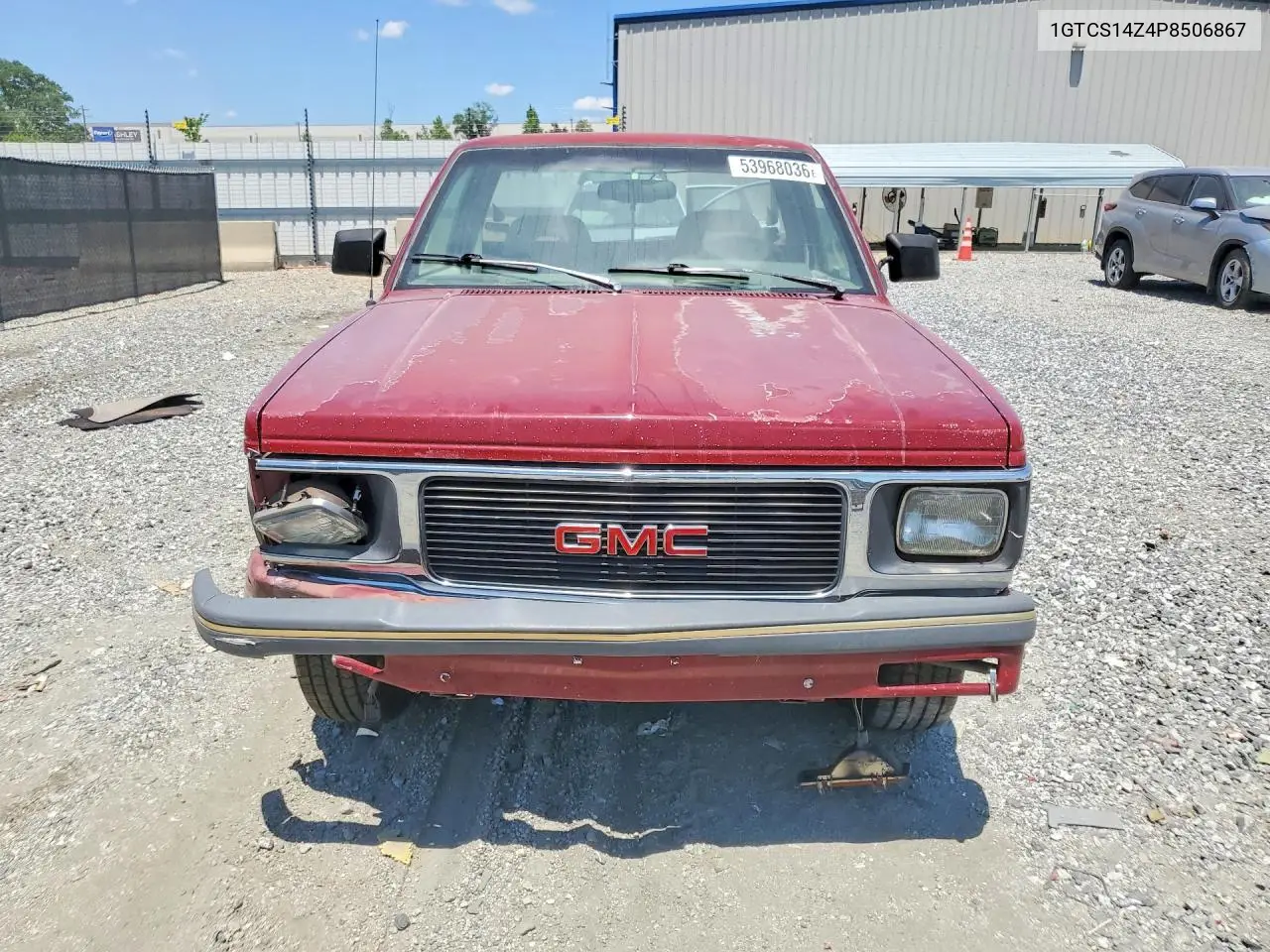1993 GMC Sonoma VIN: 1GTCS14Z4P8506867 Lot: 53968036