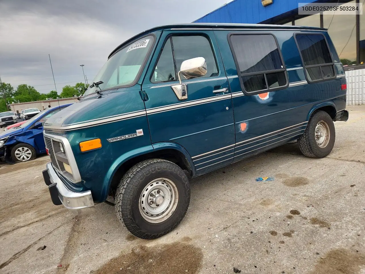1995 GMC Rally Wagon / Van G2500 VIN: 1GDEG25Z0SF503284 Lot: 54732206