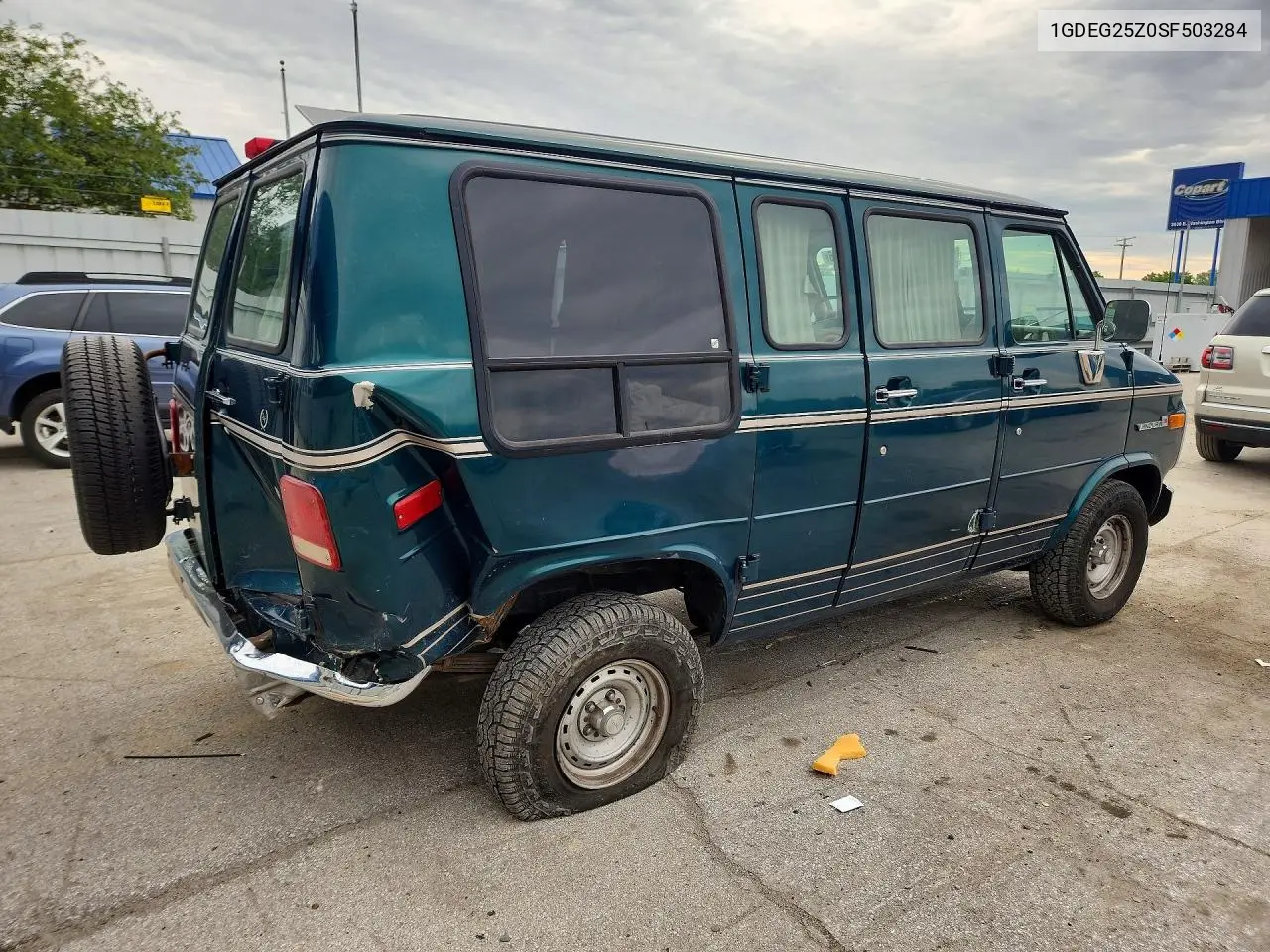 1995 GMC Rally Wagon / Van G2500 VIN: 1GDEG25Z0SF503284 Lot: 54732206
