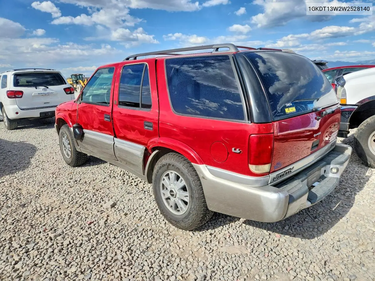 1998 GMC Jimmy VIN: 1GKDT13W2W2528140 Lot: 54891816