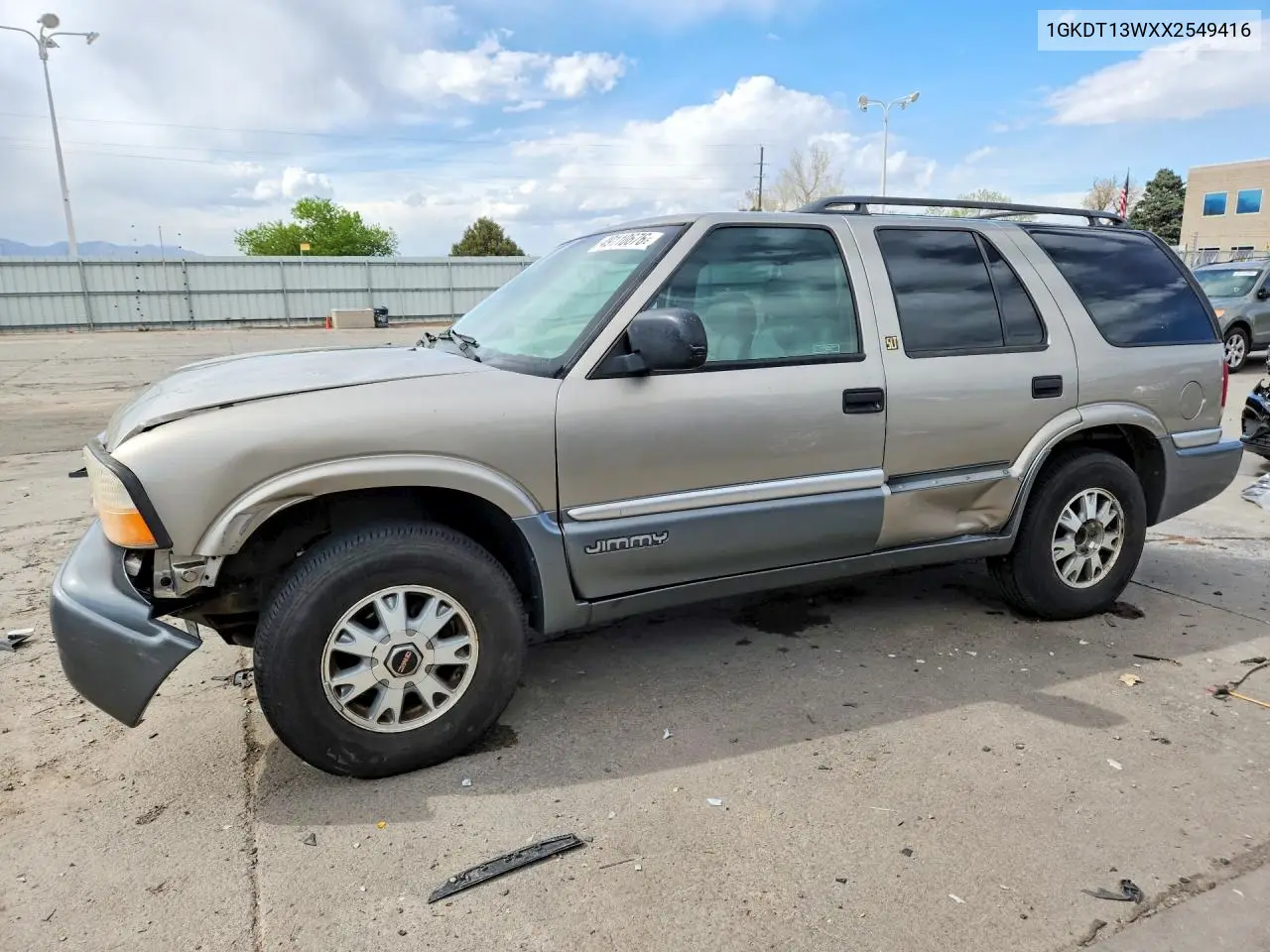 1999 GMC Jimmy VIN: 1GKDT13WXX2549416 Lot: 49110676