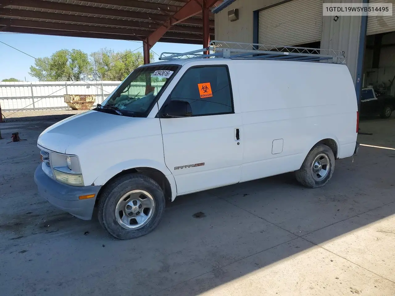 2000 GMC Safari Xt VIN: 1GTDL19W5YB514495 Lot: 52943616