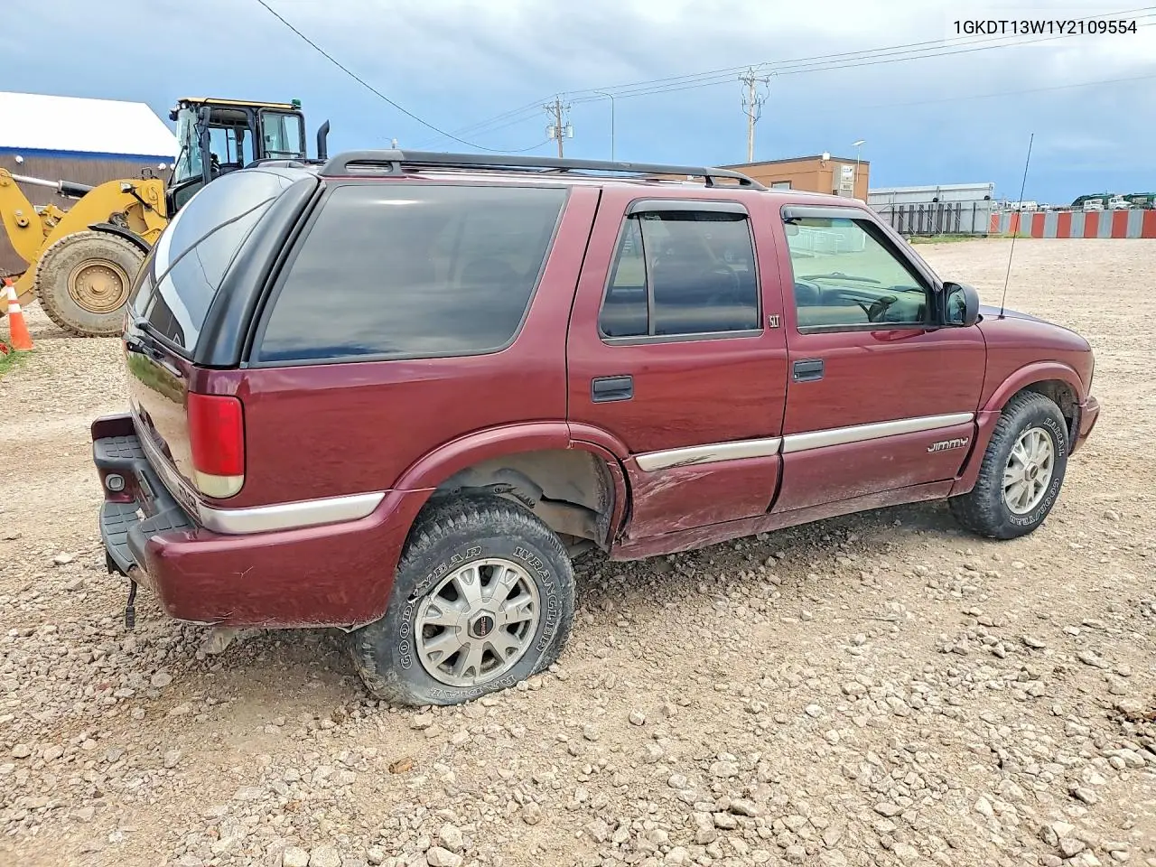 2000 GMC Jimmy / Envoy VIN: 1GKDT13W1Y2109554 Lot: 56099786