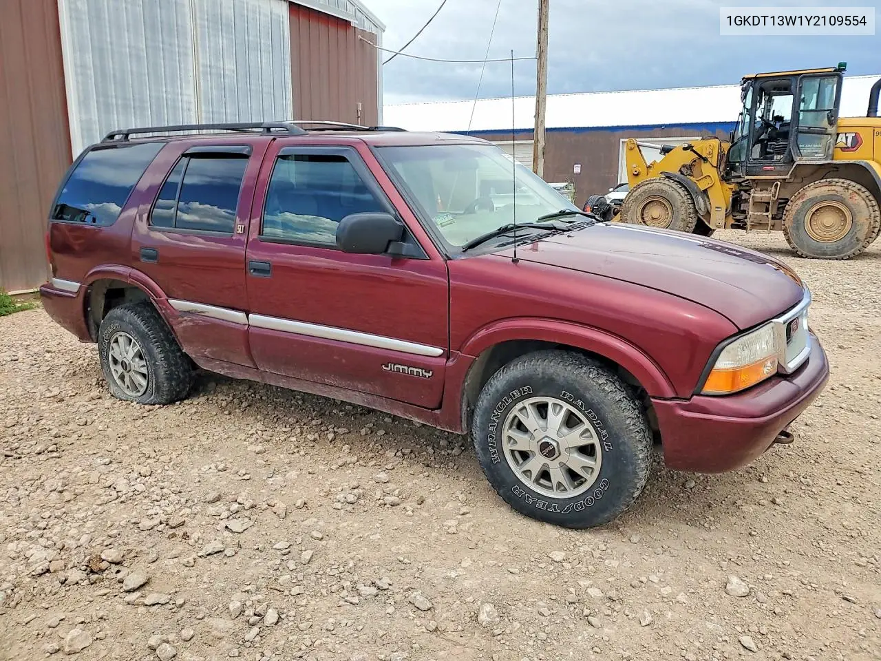 2000 GMC Jimmy / Envoy VIN: 1GKDT13W1Y2109554 Lot: 56099786