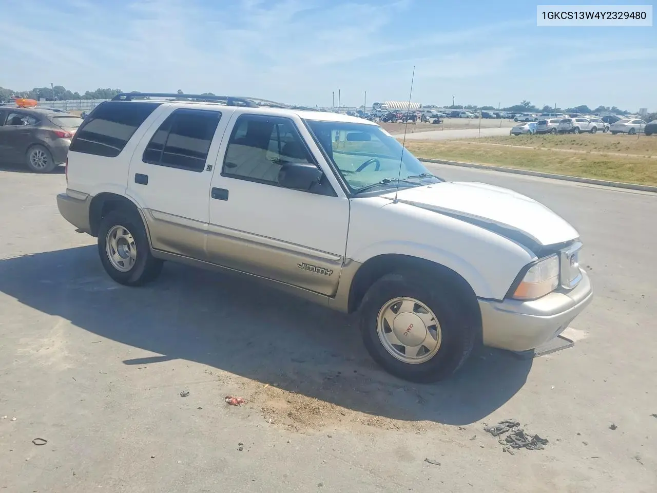 2000 GMC Jimmy VIN: 1GKCS13W4Y2329480 Lot: 57972516