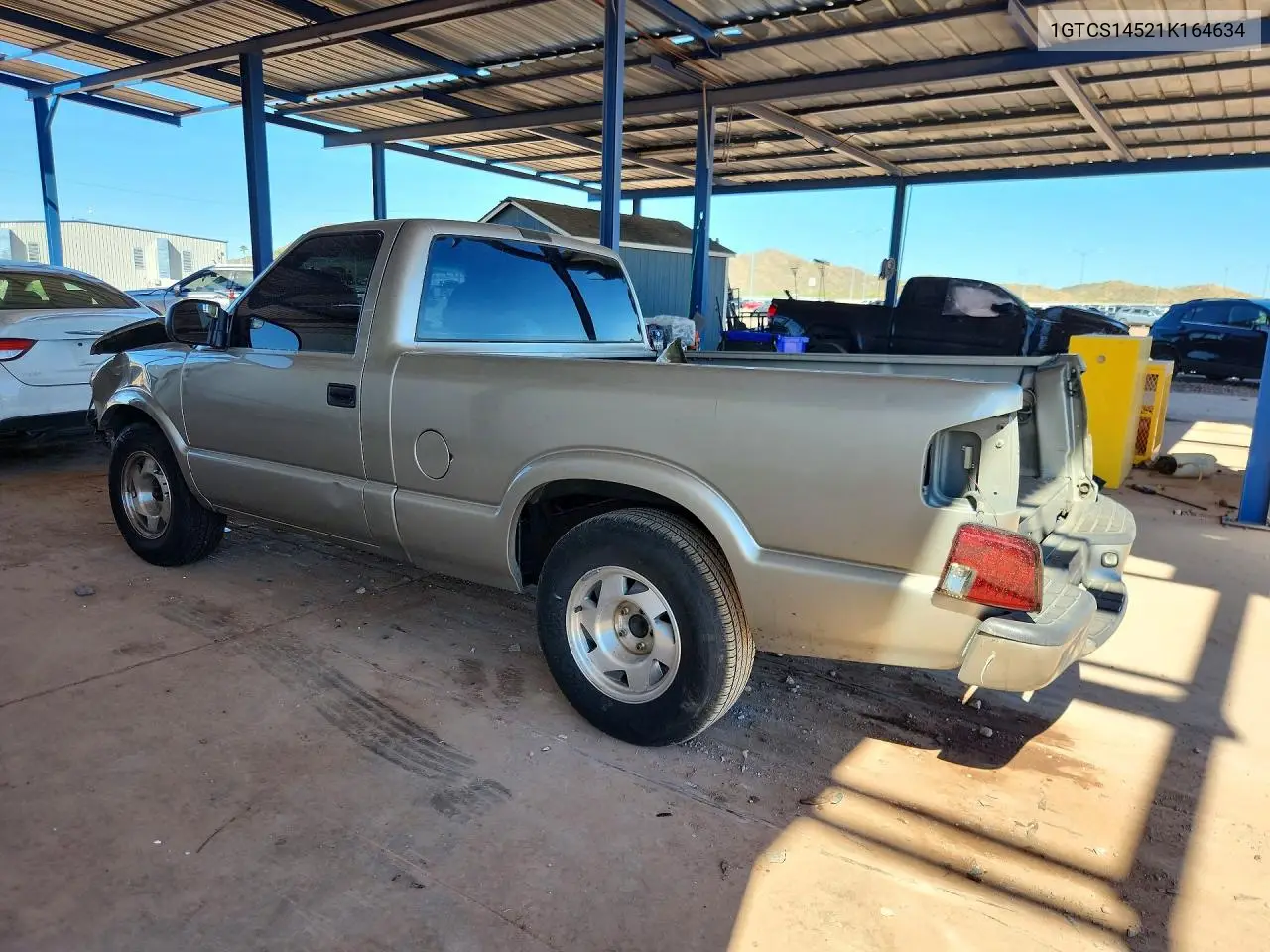 2001 GMC Sonoma VIN: 1GTCS14521K164634 Lot: 46242026