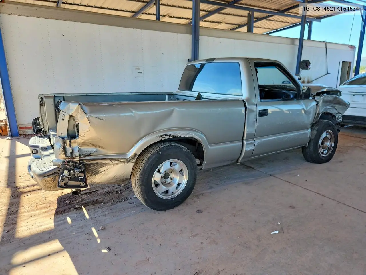 2001 GMC Sonoma VIN: 1GTCS14521K164634 Lot: 46242026