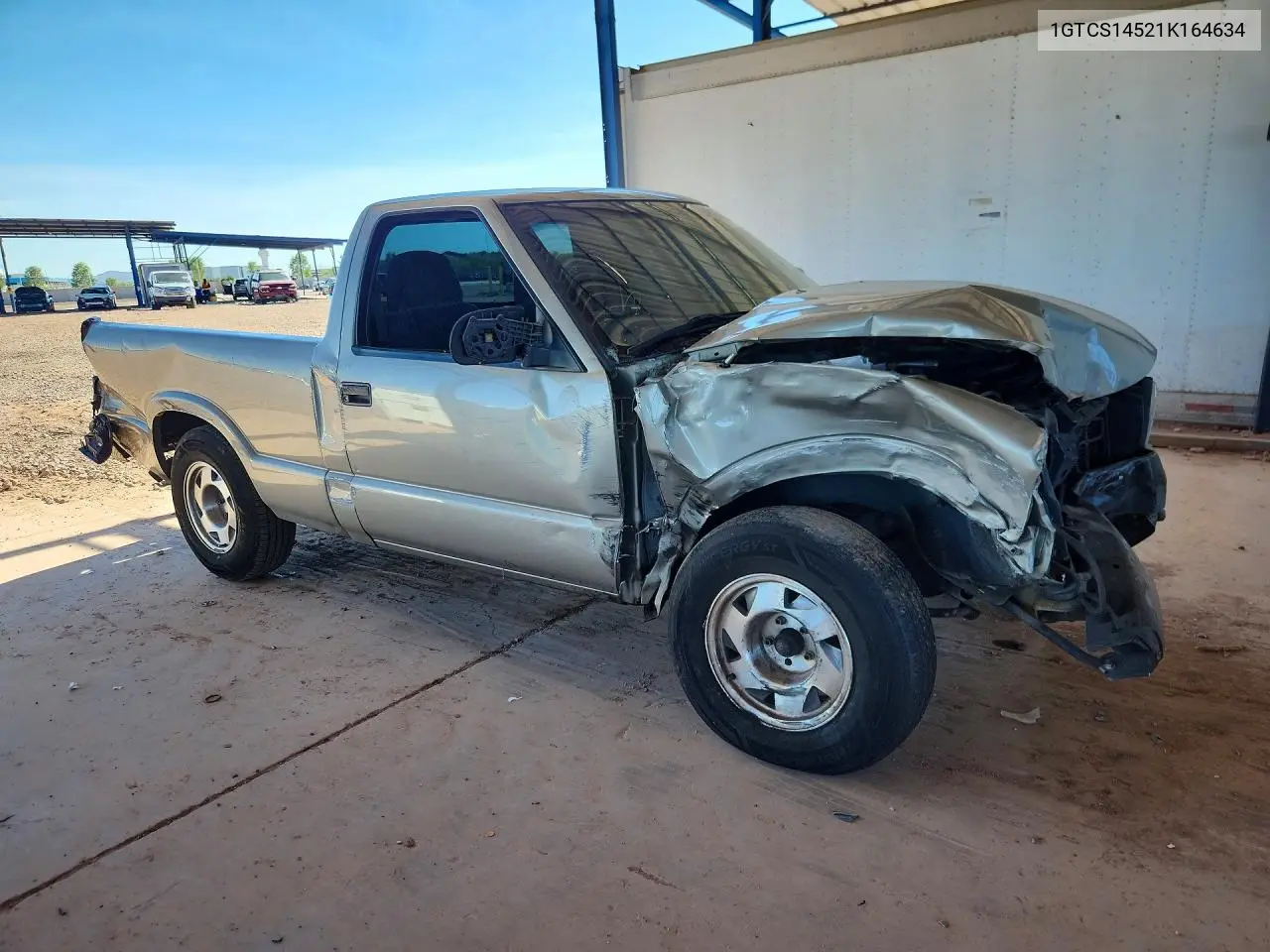 2001 GMC Sonoma VIN: 1GTCS14521K164634 Lot: 46242026