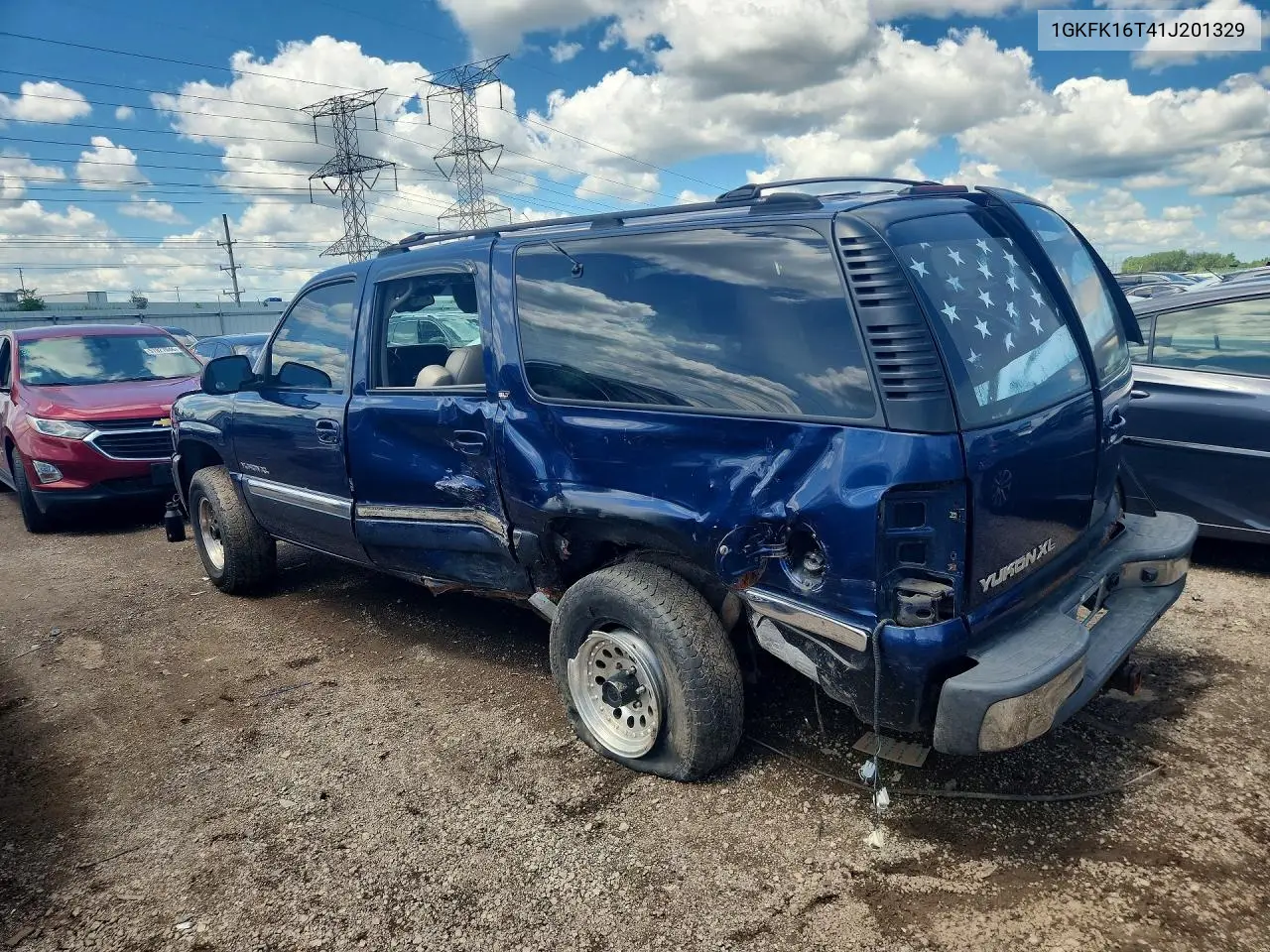 2001 GMC Yukon Xl K1500 VIN: 1GKFK16T41J201329 Lot: 57391626