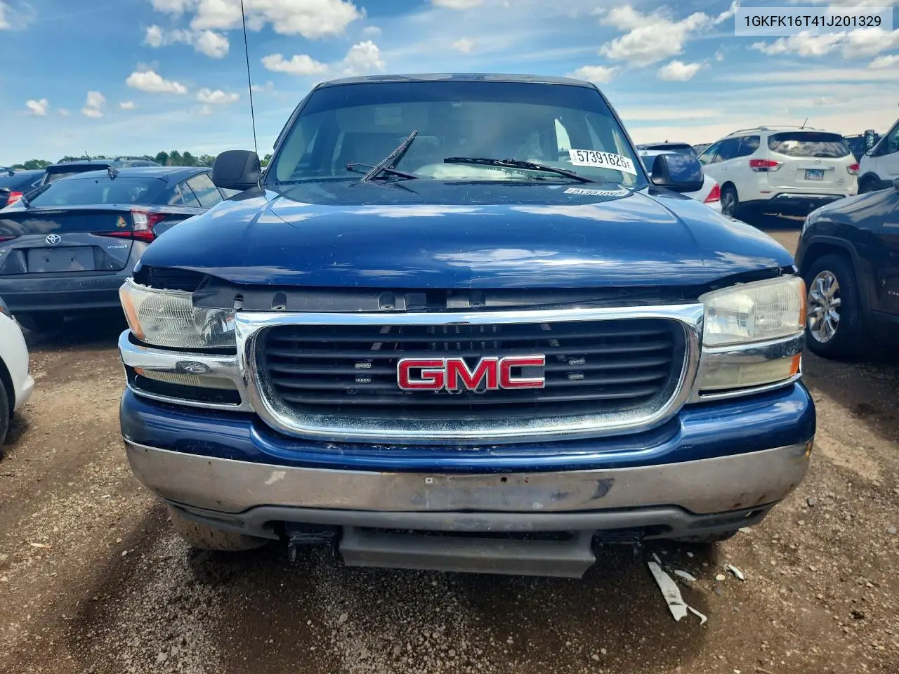 2001 GMC Yukon Xl K1500 VIN: 1GKFK16T41J201329 Lot: 57391626