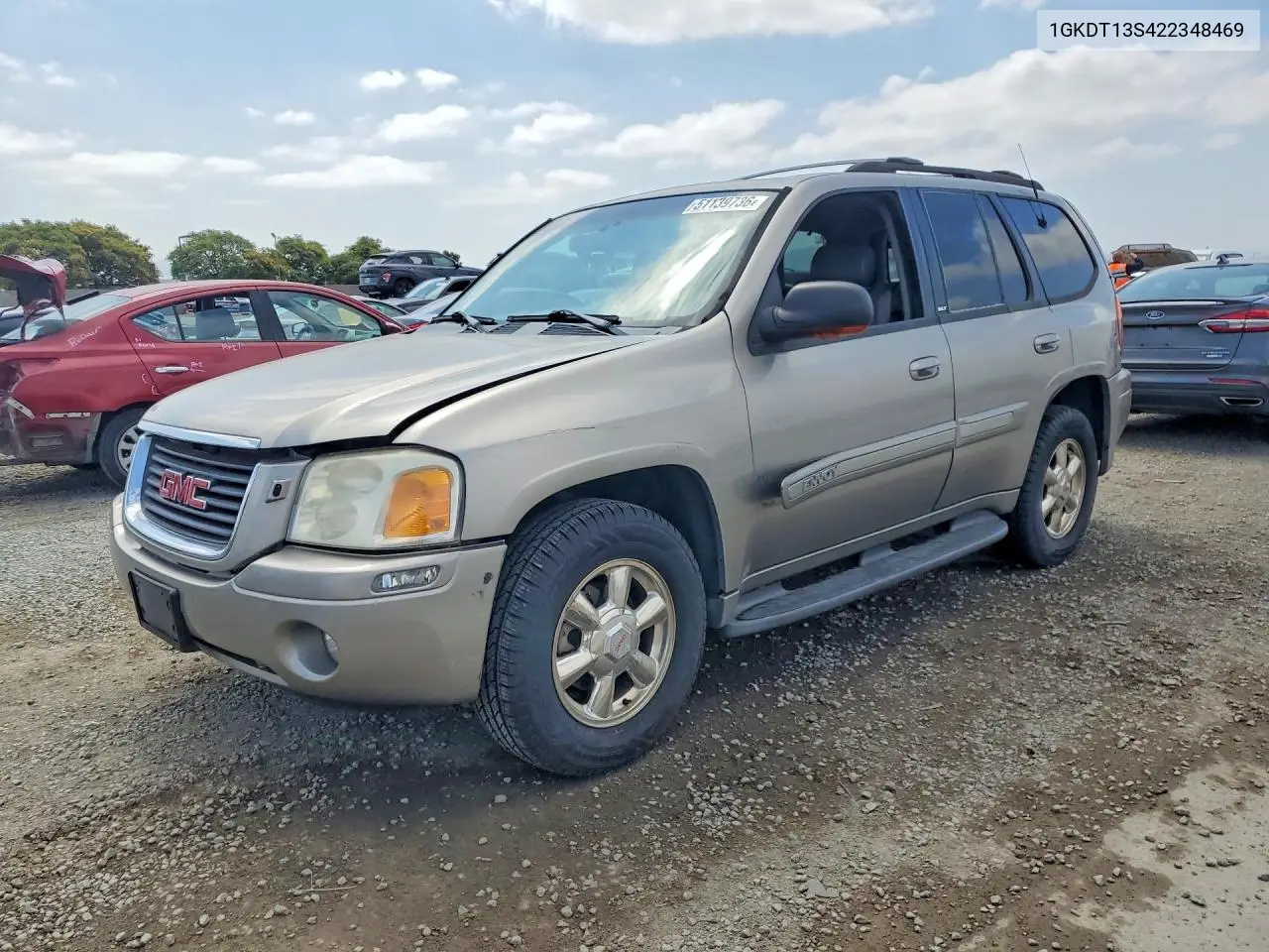 2002 GMC Envoy VIN: 1GKDT13S422348469 Lot: 51139736