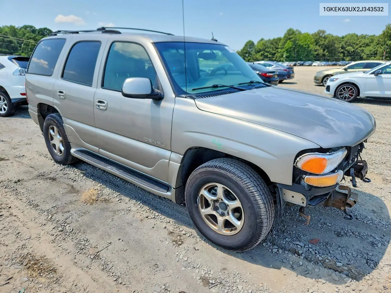 1GKEK63UX2J343532 2002 GMC Denali