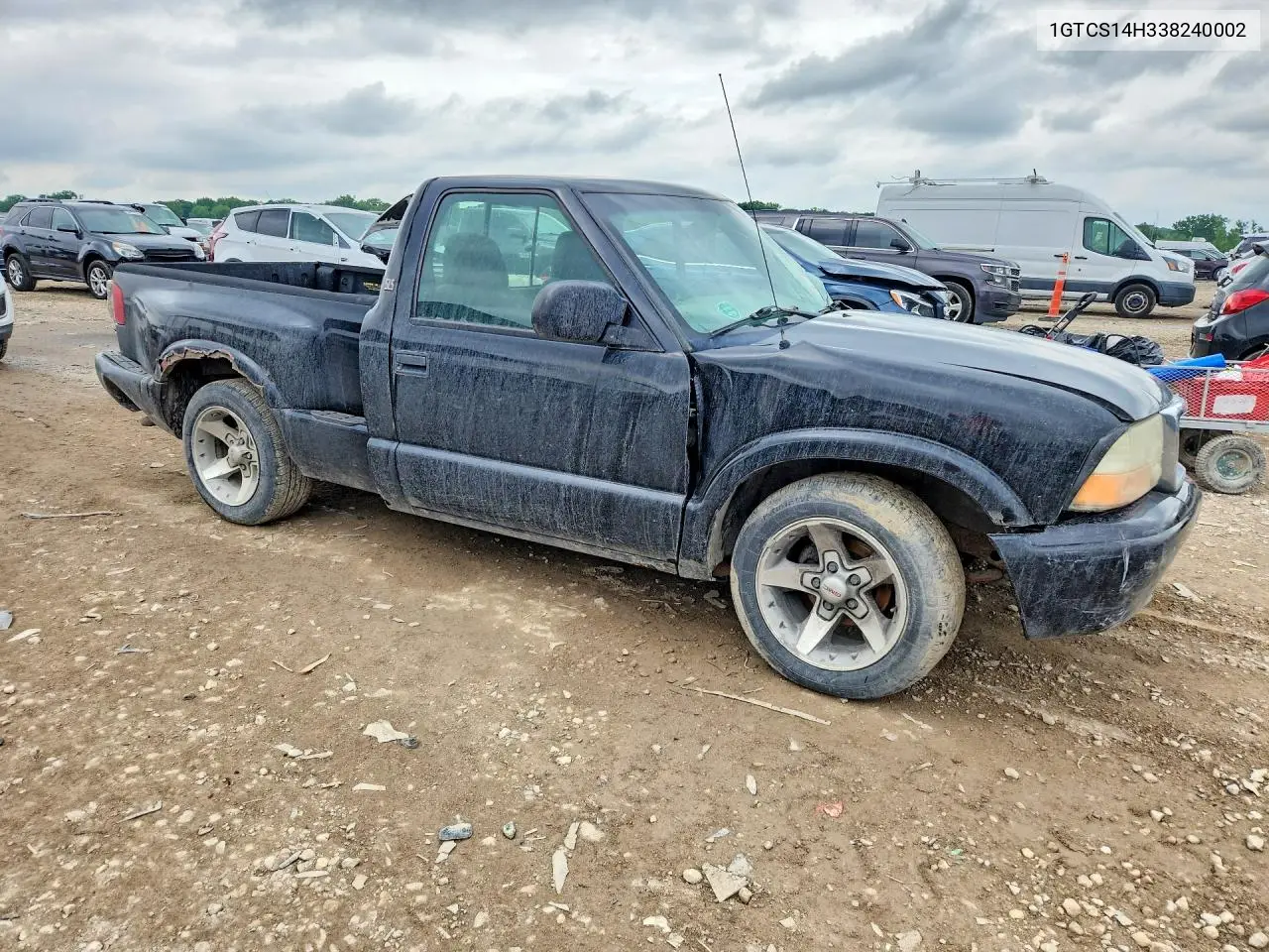 2003 GMC Sonoma VIN: 1GTCS14H338240002 Lot: 51454656