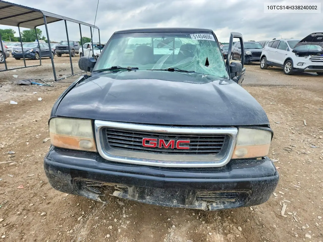 2003 GMC Sonoma VIN: 1GTCS14H338240002 Lot: 51454656