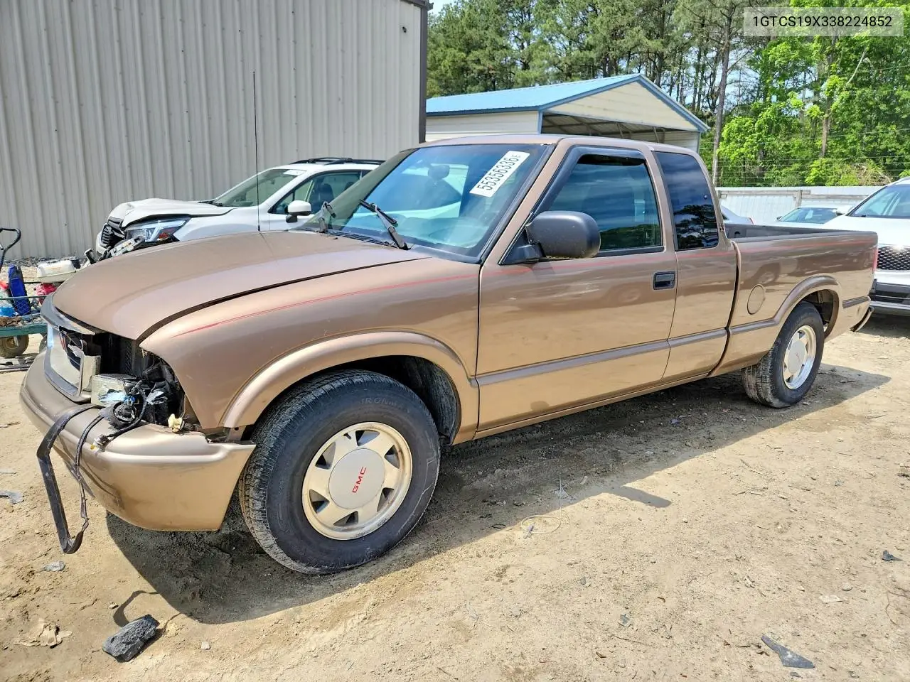 2003 GMC Sonoma VIN: 1GTCS19X338224852 Lot: 55356336