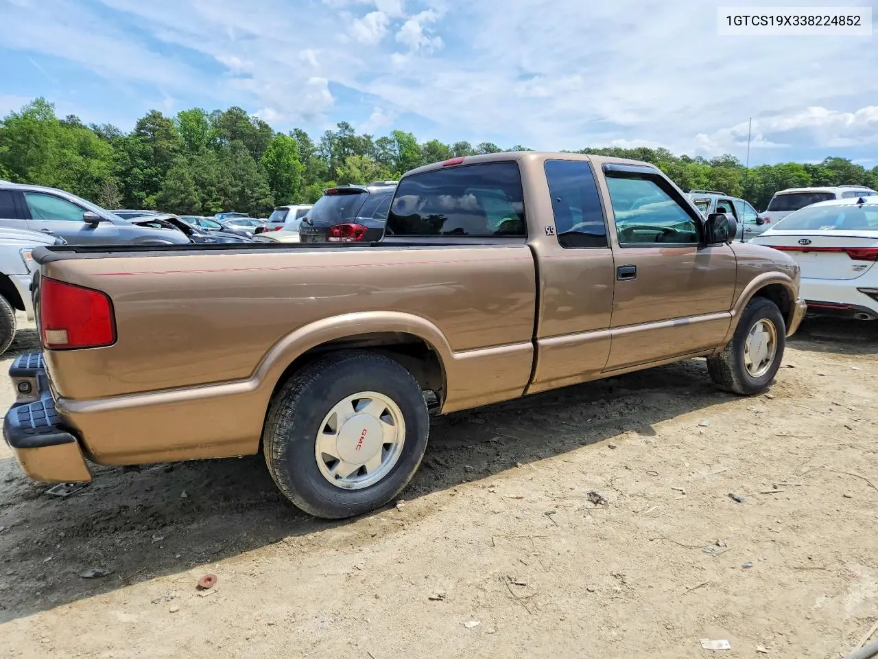 2003 GMC Sonoma VIN: 1GTCS19X338224852 Lot: 55356336