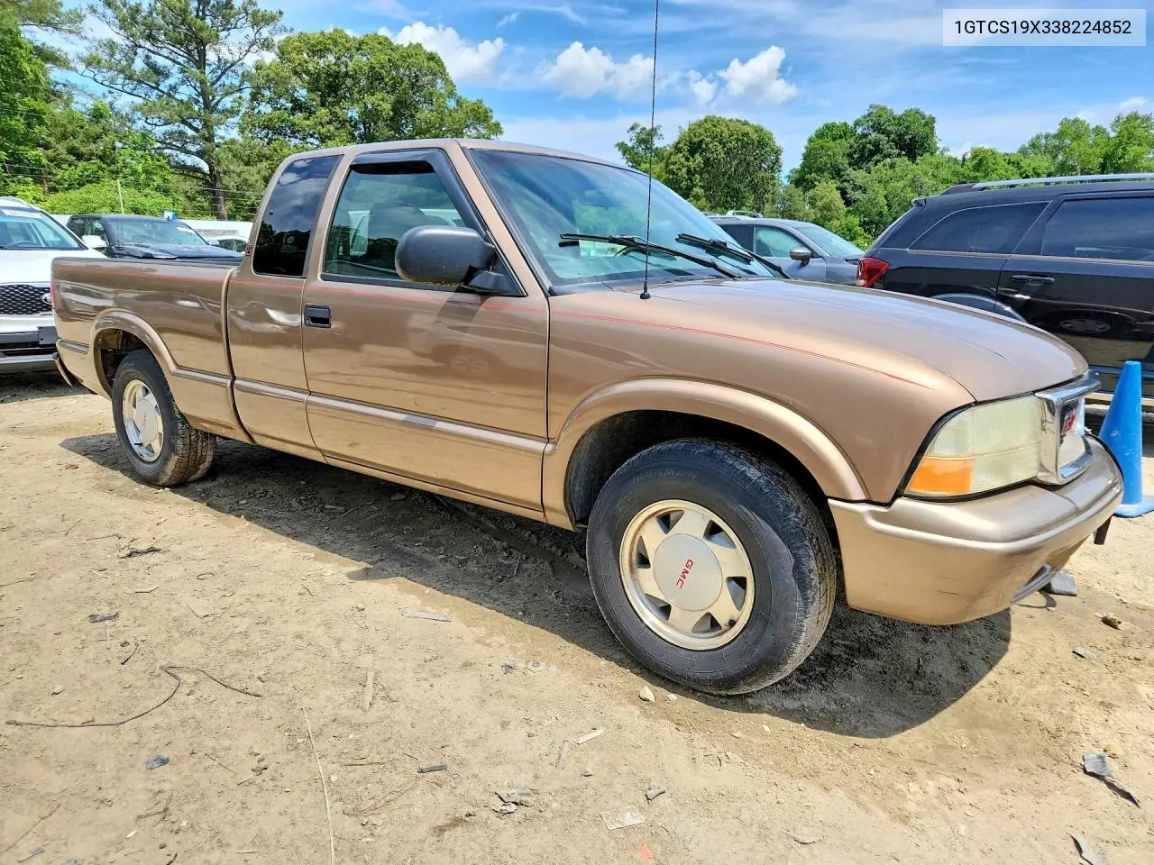 2003 GMC Sonoma VIN: 1GTCS19X338224852 Lot: 55356336