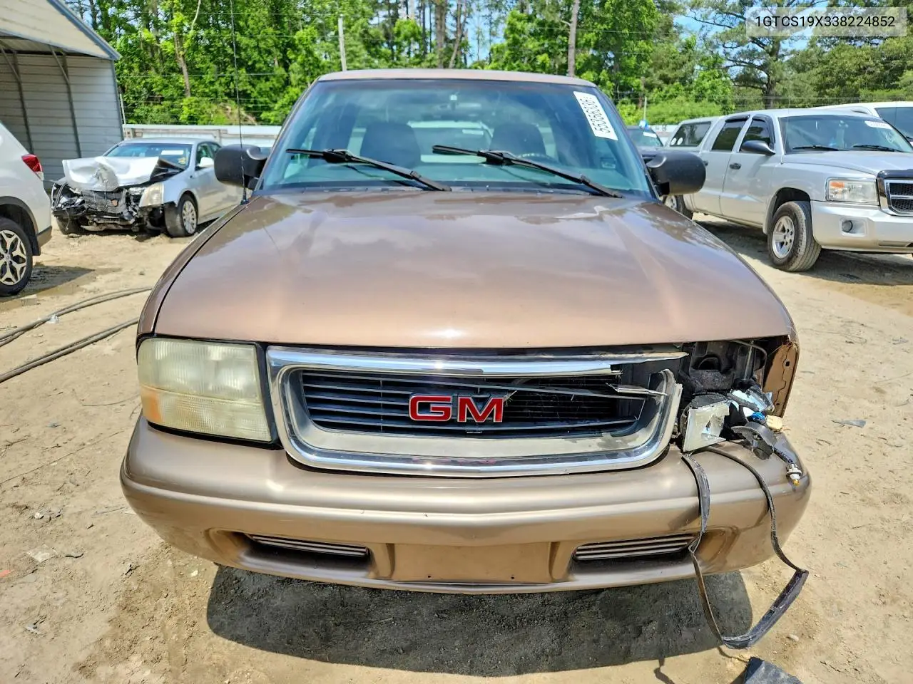 2003 GMC Sonoma VIN: 1GTCS19X338224852 Lot: 55356336