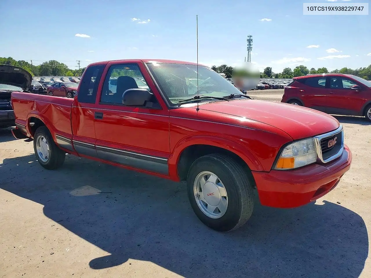 2003 GMC Sonoma VIN: 1GTCS19X938229747 Lot: 55892926