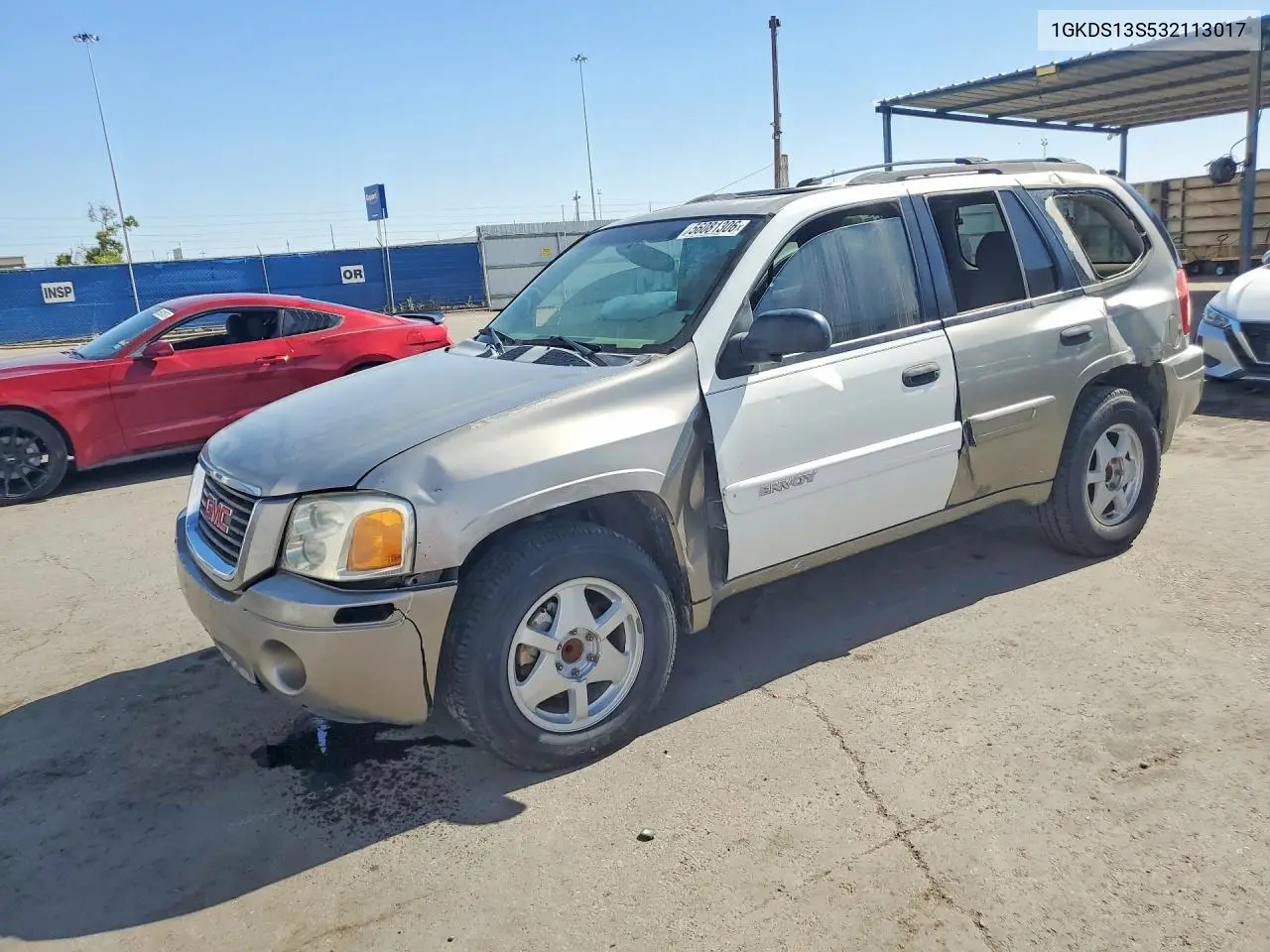 2003 GMC Envoy VIN: 1GKDS13S532113017 Lot: 56081306