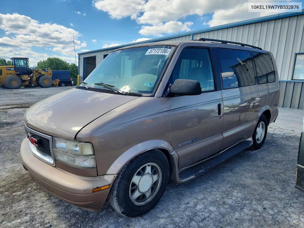 2003 GMC Safari VIN: 1GKEL19W7YB532876 Lot: 57172106