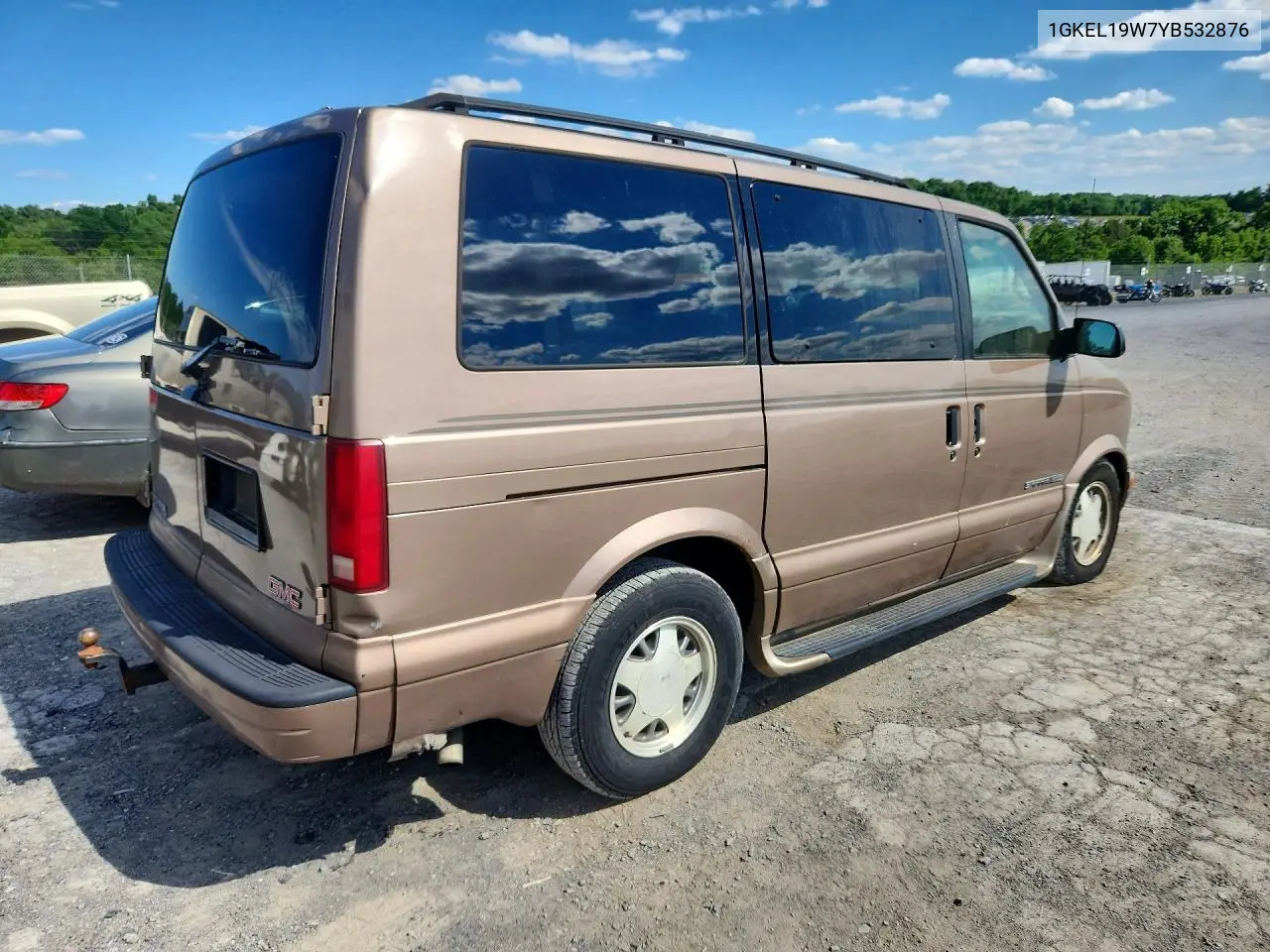 2003 GMC Safari VIN: 1GKEL19W7YB532876 Lot: 57172106