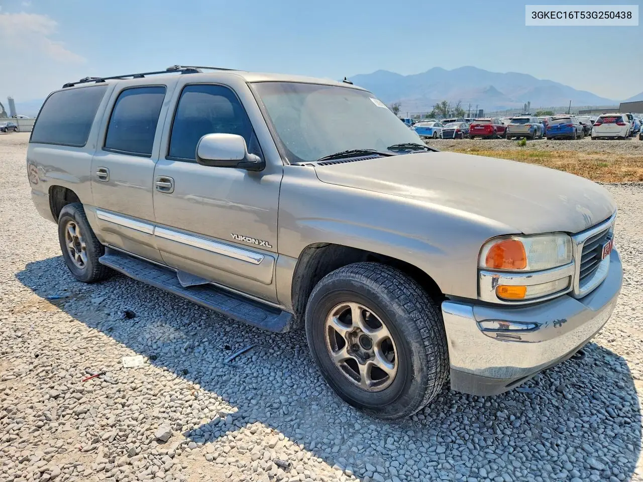 2003 GMC Yukon Xl C1500 VIN: 3GKEC16T53G250438 Lot: 58241856