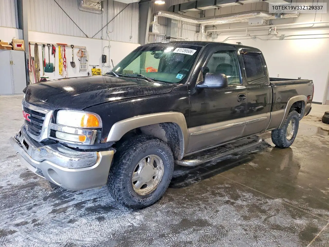 2003 GMC New Sierra K1500 VIN: 1GTEK19V33Z129337 Lot: 61739506