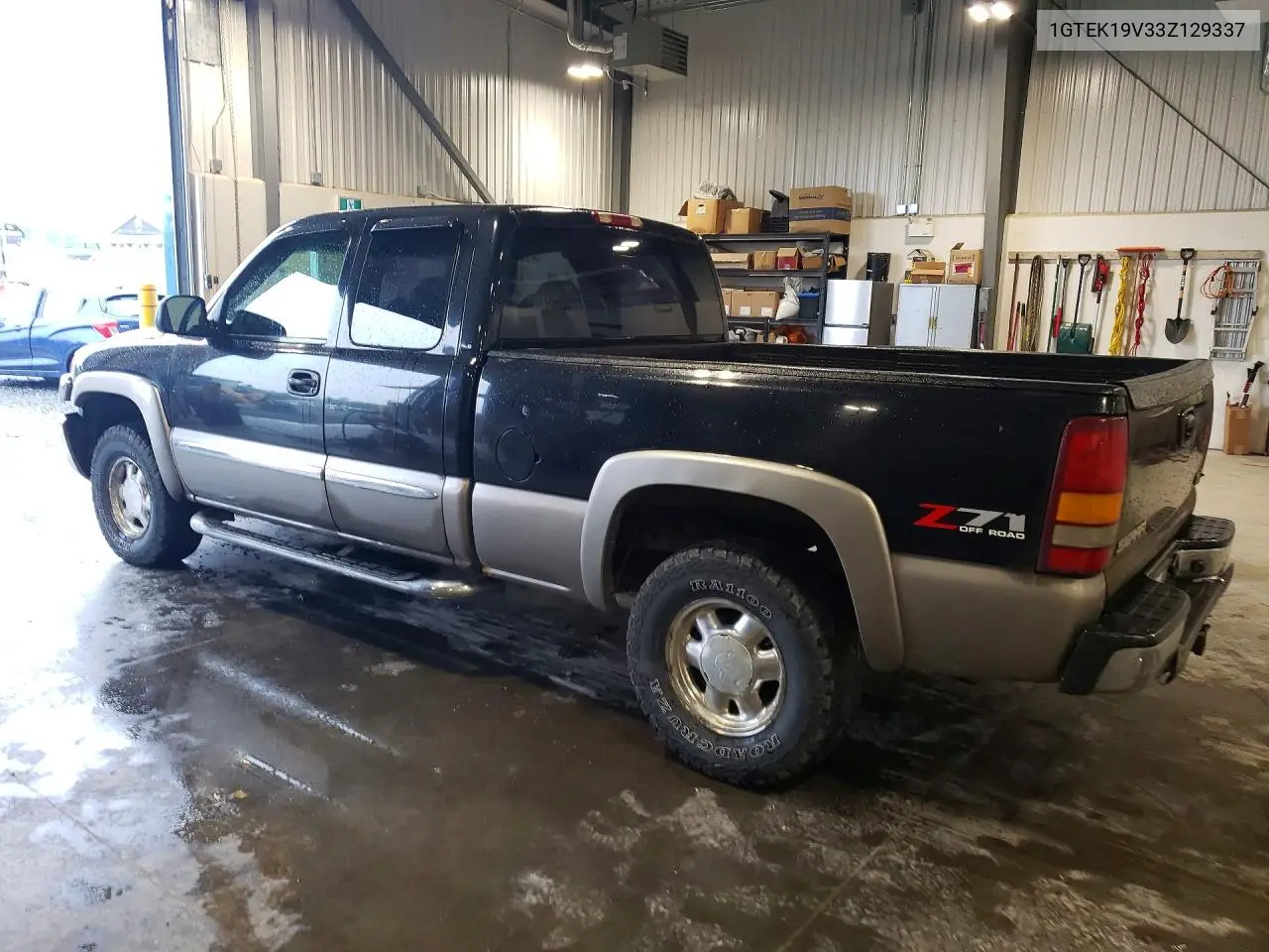 2003 GMC New Sierra K1500 VIN: 1GTEK19V33Z129337 Lot: 61739506