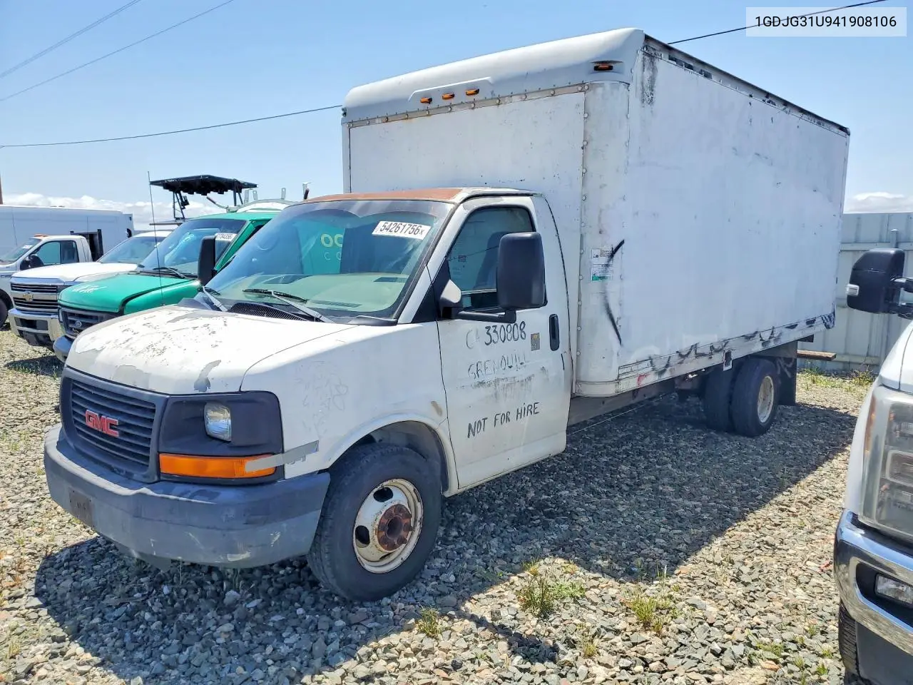 2004 GMC Savana Cutaway G3500 VIN: 1GDJG31U941908106 Lot: 54261756